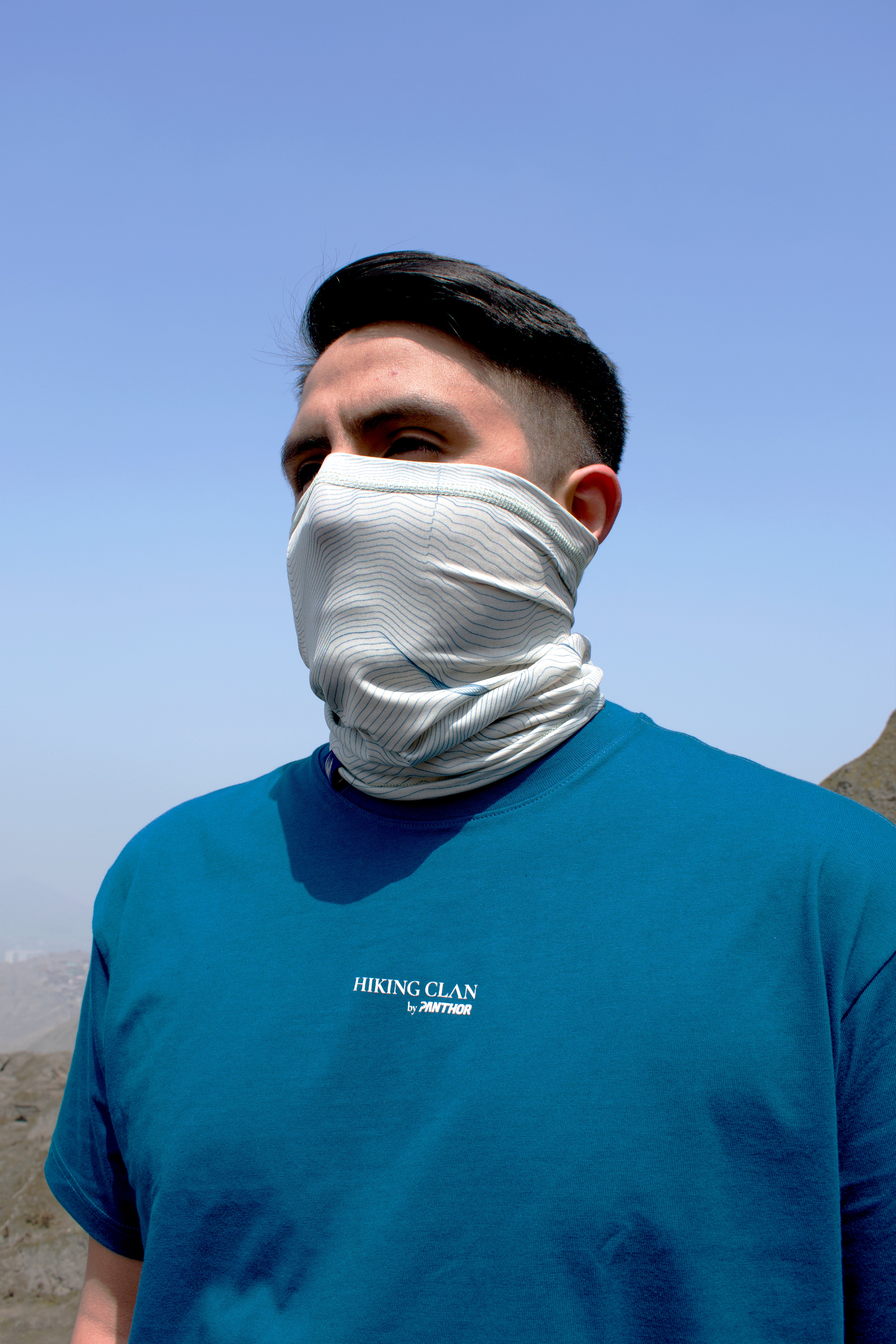 Cuellera UV - Stripes Hills